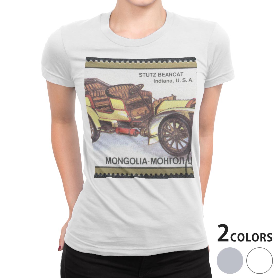 tシャツ レディース 半袖 白地 デザイン M L 白 ホワイト グレー Tシャツ ティーシャツ T shirt 010337..