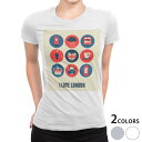 tシャツ レディース 半袖 白地 デザイン S M L XL Tシャツ ティーシャツ T shirt 010429 イギリス　国旗　LOVE