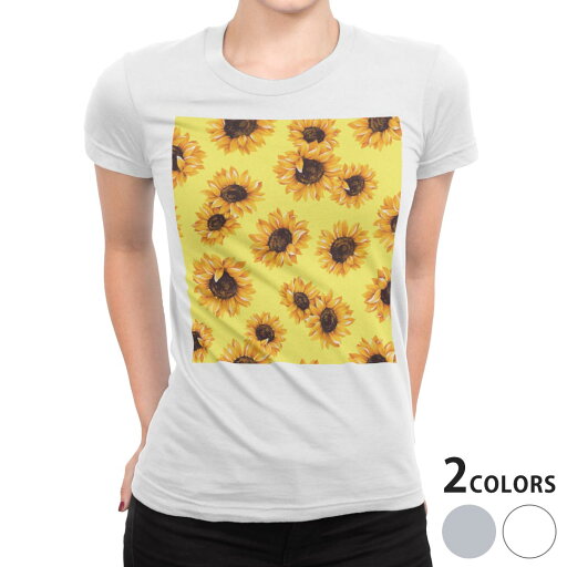 tシャツ レディース 半袖 白地 デザイン M L 白 ホワイト グレー Tシャツ ティーシャツ T shirt 012207 ひまわり 花 黄色 tシャツ レディース 半袖 白地 デザイン M L 白 ホワイト グレー Tシャツ ティーシャツ T shirt 012207 ひまわり 花 黄色