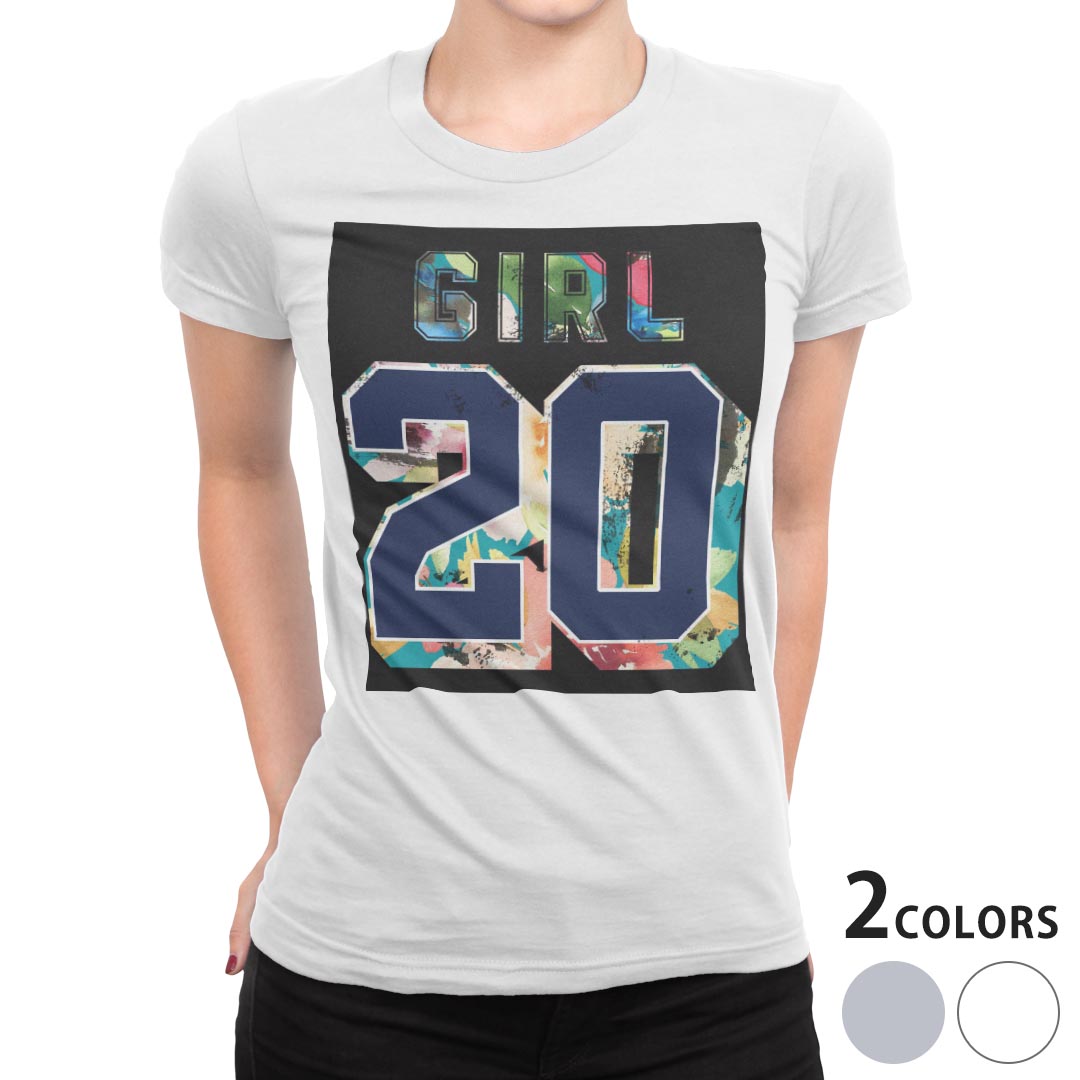 tシャツ レディース 半袖 ホワイト グレー 白　灰色 デザイン S M L XL Tシャツ ティーシャツ T shirt上記で使用したデザインTシャツはこちら▼女性用半袖Tシャツ　ホワイト・グレー全デザインはこちらから▼ ▼女性用半袖Tシャツ　ブラック全デザインはこちらから▼