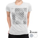 tシャツ レディース 半袖 白地 デザイン M L 白 ホワイト グレー Tシャツ ティーシャツ T shirt 012376 グレー かっこいい 模様(4)