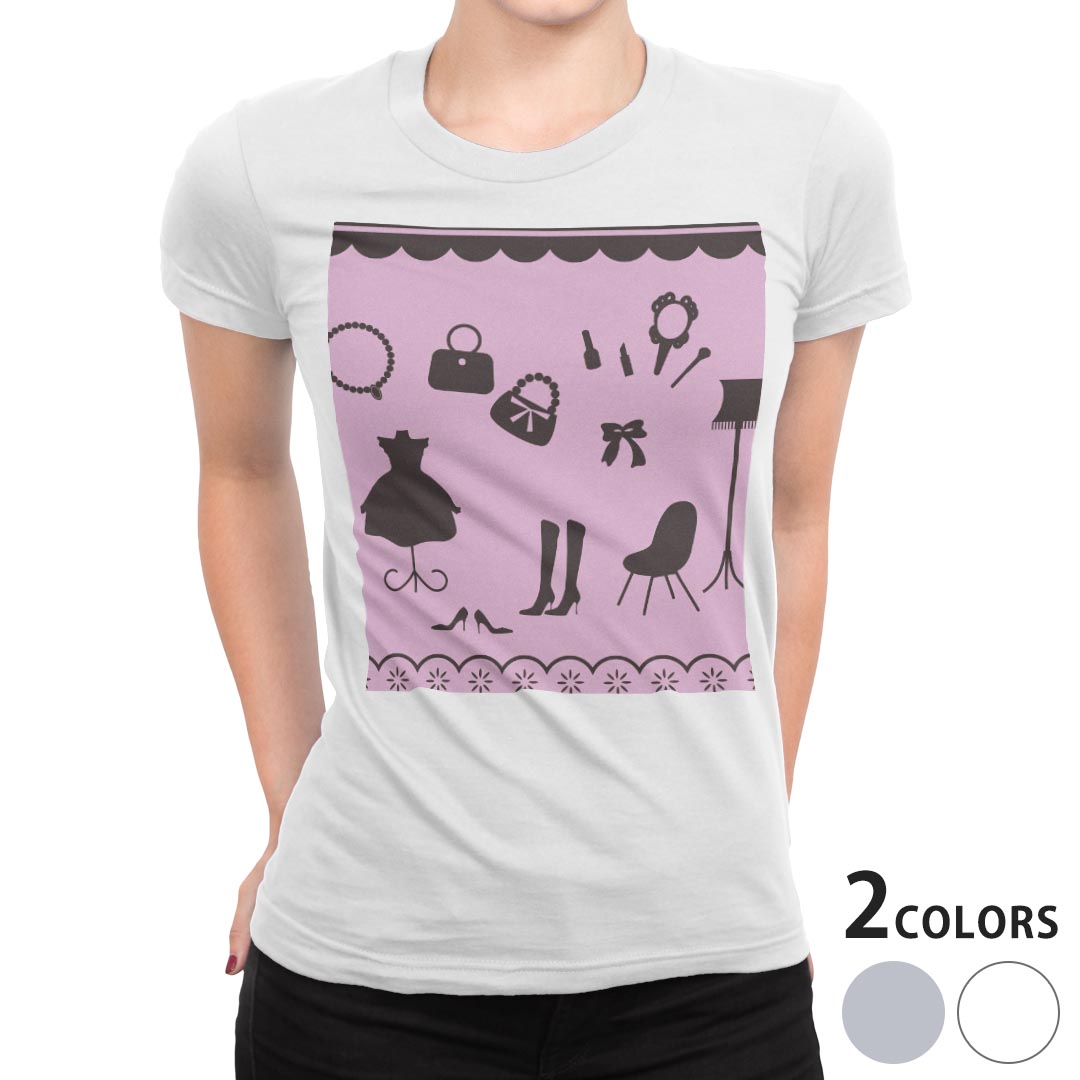 tシャツ レディース 半袖 ホワイト グレー 白　灰色 デザイン S M L XL Tシャツ ティーシャツ T shirt上記で使用したデザインTシャツはこちら▼女性用半袖Tシャツ　ホワイト・グレー全デザインはこちらから▼ ▼女性用半袖Tシャツ　ブラック全デザインはこちらから▼