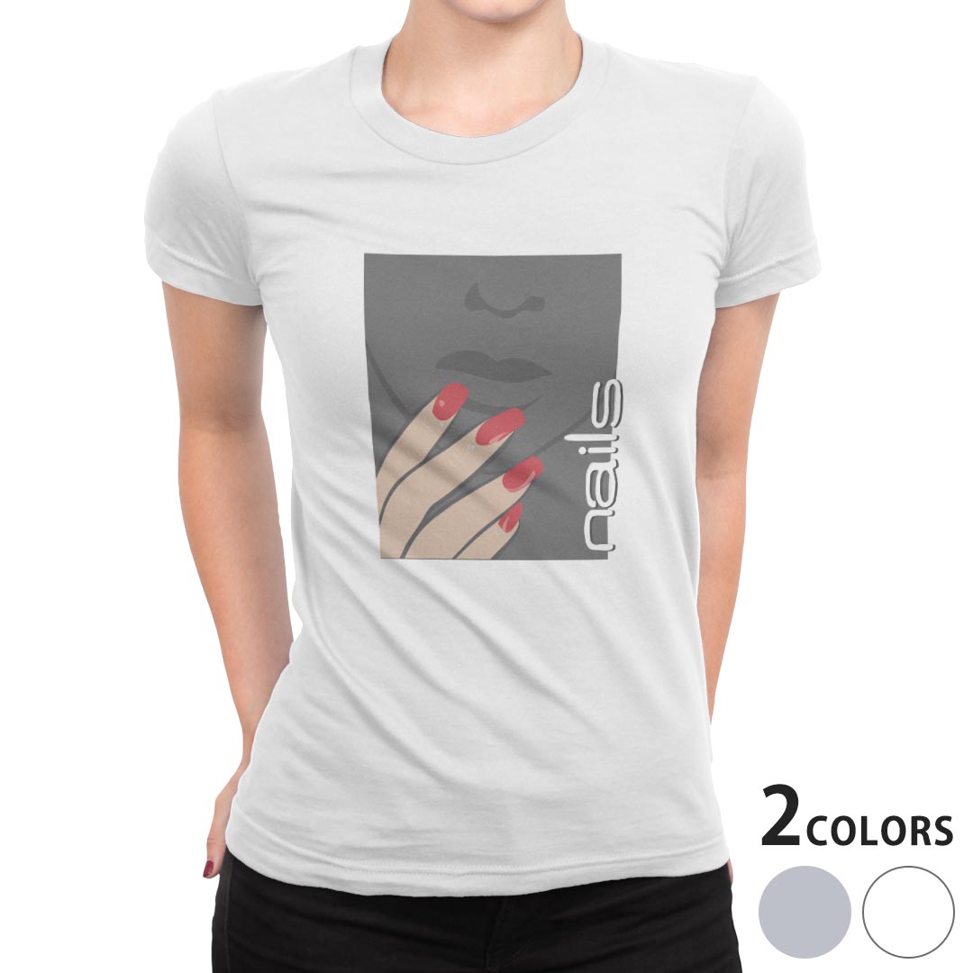 tシャツ レディース 半袖 白地 デザイン M L 白 ホワイト グレー Tシャツ ティーシャツ T shirt 013237..