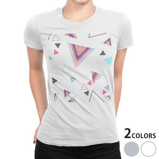 tシャツ レディース 半袖 白地 デザイン M L 白 ホワイト グレー Tシャツ ティーシャツ T shirt 014058 トライアングル 模様 tシャツ レディース 半袖 白地 デザイン M L 白 ホワイト グレー Tシャツ ティーシャツ T shirt 014058 トライアングル 模様