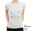 tシャツ レディース 半袖 白地 デザイン M L 白 ホワイト グレー Tシャツ ティーシャツ T shirt 014148 シャボン玉 カラフル