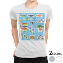 tシャツ レディース 半袖 白地 デザイン M L 白 ホワイト グレー Tシャツ ティーシャツ T shirt 014625 こどもの日 鯉のぼり