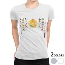tシャツ レディース 半袖 白地 デザイン M L 白 ホワイト グレー Tシャツ ティーシャツ T shirt 015294 こどもの日 鯉のぼり 兜 熊