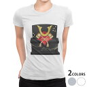 tシャツ レディース 半袖 白地 デザイン M L 白 ホワイト グレー Tシャツ ティーシャツ T shirt 015335 こどもの日 鯉のぼり 兜 熊