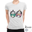 tシャツ レディース 半袖 白地 デザイン M L 白 ホワイト グレー Tシャツ ティーシャツ T shirt 015406 七夕 ひこぼし 星 おりひめ