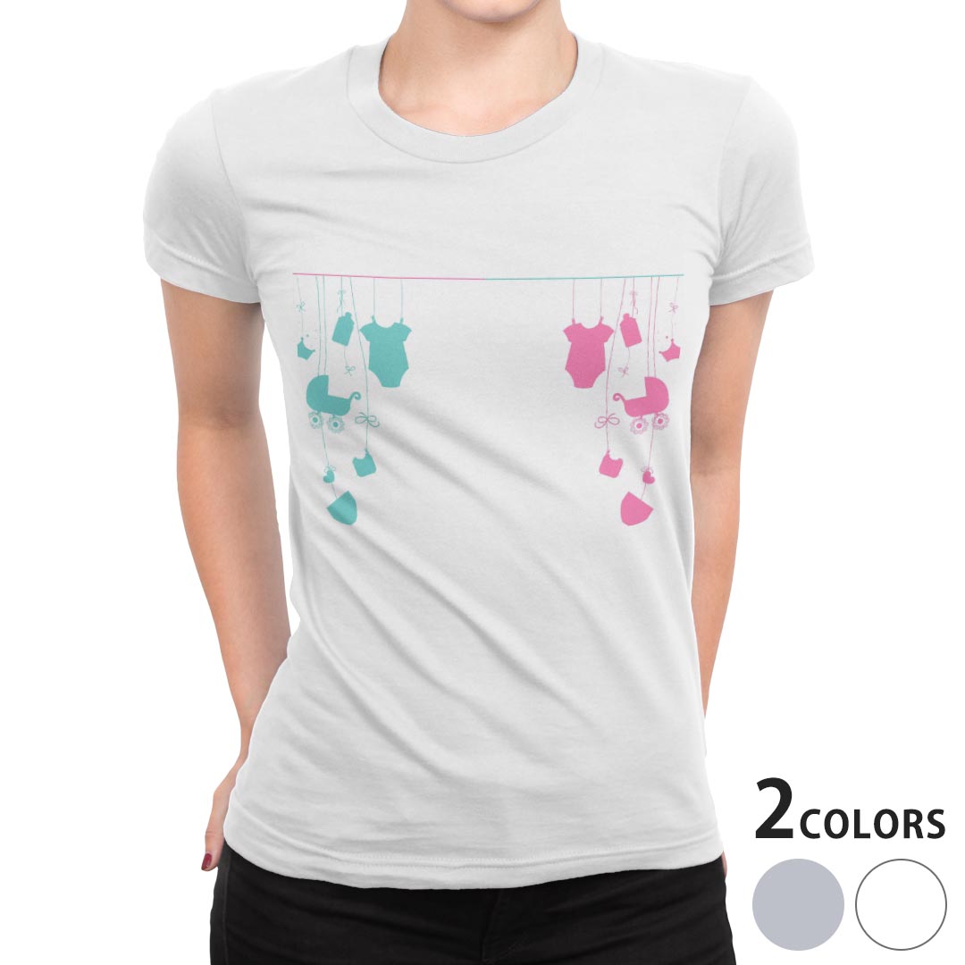 tシャツ レディース 半袖 ホワイト グレー 白　灰色 デザイン S M L XL Tシャツ ティーシャツ T shirt上記で使用したデザインTシャツはこちら▼女性用半袖Tシャツ　ホワイト・グレー全デザインはこちらから▼ ▼女性用半袖Tシャツ　ブラック全デザインはこちらから▼