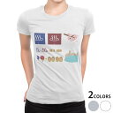 tシャツ レディース 半袖 白地 デザイン M L 白 ホワイト グレー Tシャツ ティーシャツ T shirt 015622 温泉 男女 旅館