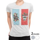 tシャツ レディース 半袖 白地 デザイン M L 白 ホワイト グレー Tシャツ ティーシャツ T shirt 015710 クリスマス クリスマスツリー