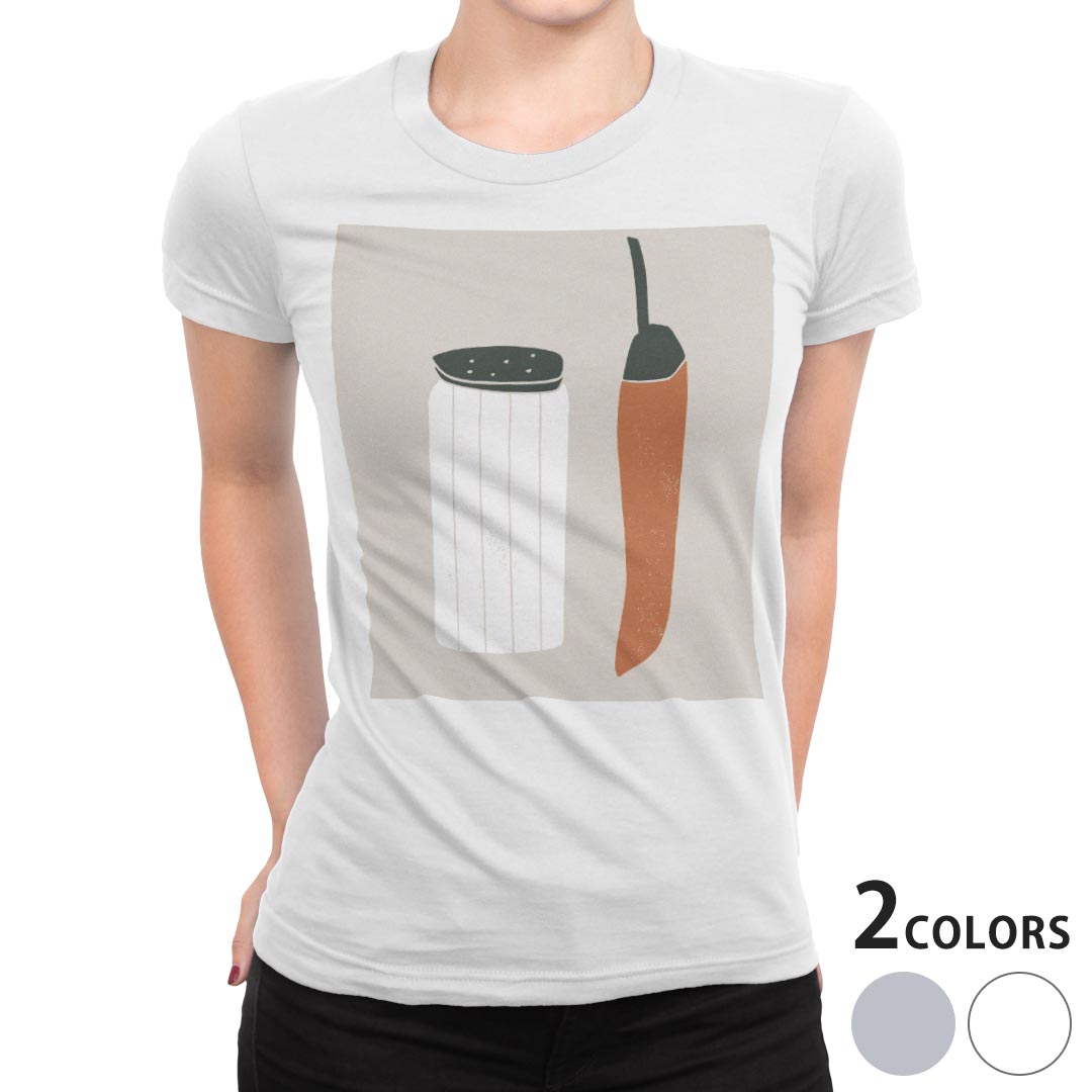 tシャツ レディース 半袖 白地 デザイン M L 白 ホワイト グレー Tシャツ ティーシャツ T shirt 015738..