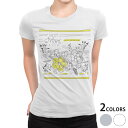 tシャツ レディース 半袖 白地 デザイン M L 白 ホワイト グレー Tシャツ ティーシャツ T shirt 015818 母の日 花 mother