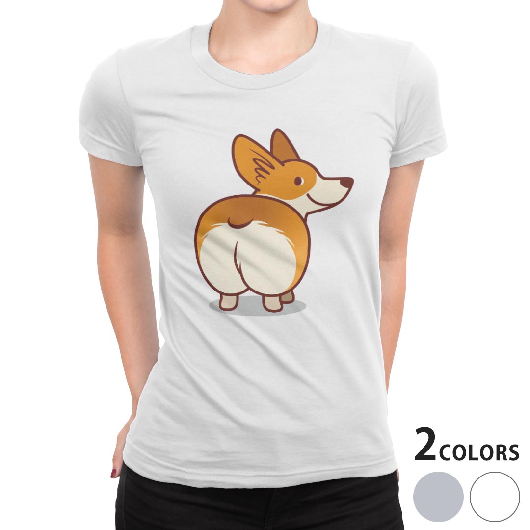 tシャツ レディース 半袖 白地 デザイン M L 白 ホワイト グレー Tシャツ ティーシ...