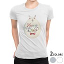 tシャツ レディース 半袖 白地 デザイン M L 白 ホワイト グレー Tシャツ ティーシャツ T shirt 016456 イースター 卵 うさぎ