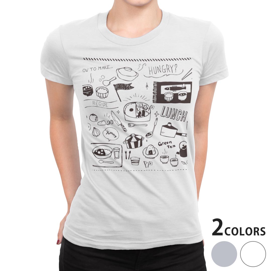 tシャツ レディース 半袖 白地 デザイン M L 白 ホワイト グレー Tシャツ ティーシャツ T shirt 016500..