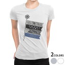 tシャツ レディース 半袖 白地 デザイン M L 白 ホワイト グレー Tシャツ ティーシャツ T shirt 017758 子供の日 鯉のぼり 模様 モチー...