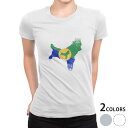 tシャツ レディース 半袖 白地 デザイン S M L XL Tシャツ ティーシャツ T shirt ...