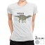 tシャツ レディース 半袖 白地 デザイン S M L XL Tシャツ ティーシャツ T shirt 019819 恐竜 Maiasaura マイアサウラ 1,780円