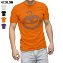選べる4色★ハロウィンTシャツ オレンジ パープル ブラック ホワイト キッズ 半袖 オレンジ デザイン 90 100 110 120 130 140 150 ...