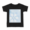 tシャツ キッズ 半袖 黒地 ブラック デザイン 90 100 110 120 130 140 150 160 Tシャツ ティーシャツ T shirt 001504 雪 冬(4)