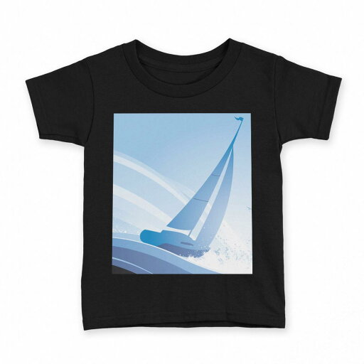 tシャツ キッズ 半袖 黒地 ブラック デザイン 90 100 110 120 130 140 150 160 Tシャツ ティーシャツ T shirt 001767 ヨット 海 tシャツ キッズ 半袖 黒地 ブラック デザイン 90 100 110 120 130 140 150 160 Tシャツ ティーシャツ T shirt 001767 ヨット 海