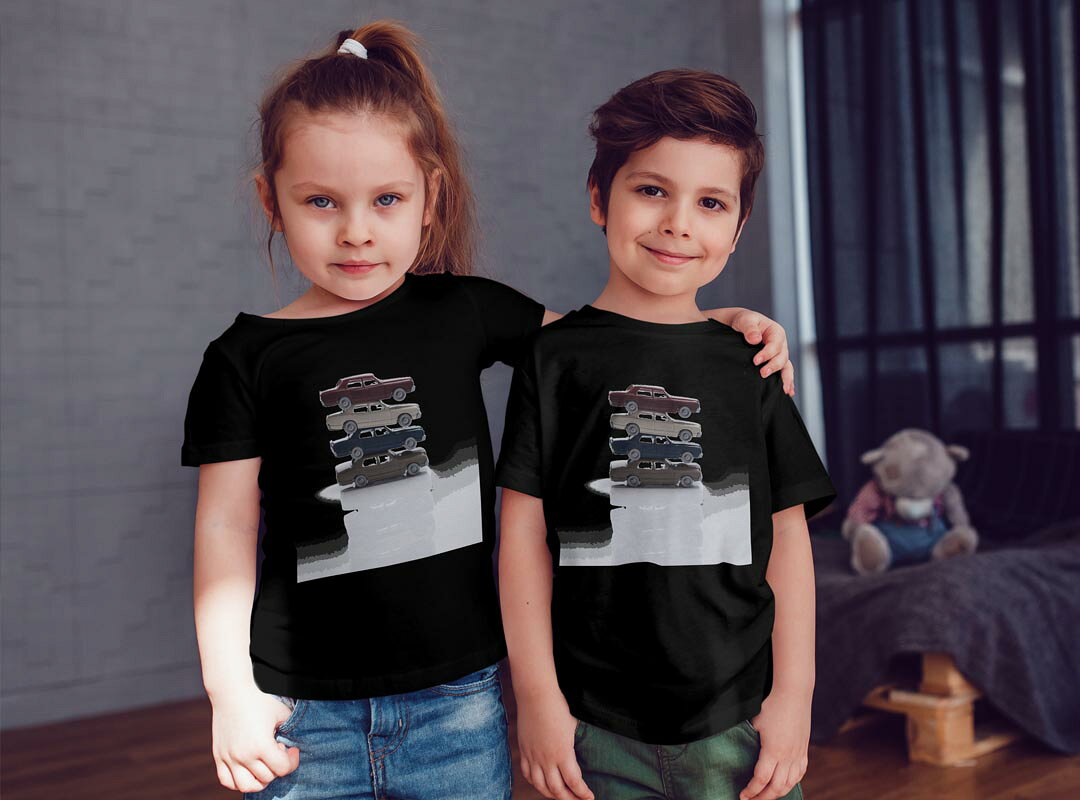 tシャツ キッズ 半袖 黒地 ブラック デザイン 90 100 110 120 130 140 150 Tシャツ...