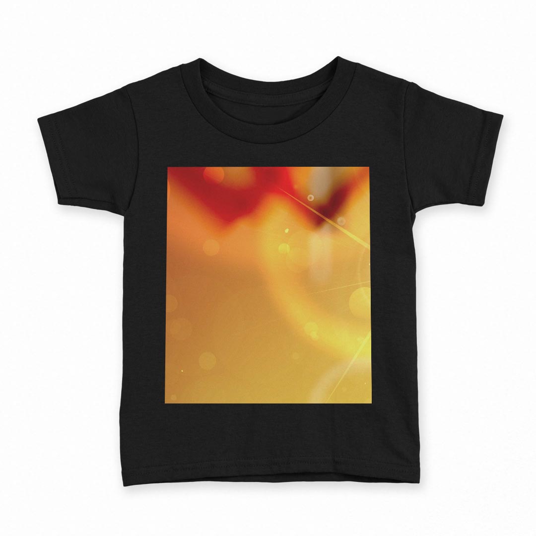 tシャツ キッズ 半袖 黒地 ブラック デザイン 90 100 110 120 130 140 150 Tシャツ ティーシャツ T shirt 002009 シンプル　オレンジ