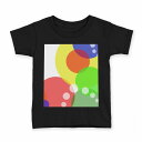 tシャツ キッズ 半袖 黒地 ブラック デザイン 90 100 110 120 130 140 150 160 Tシャツ ティーシャツ T shirt 002362 シンプル カラフル