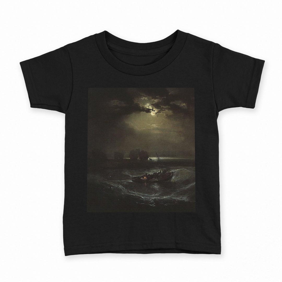 tシャツ キッズ 半袖 黒地 ブラック デザイン 90 100 110 120 130 140 150 160 Tシャツ ティーシャツ T shirt 003252 外国 絵画 イラスト