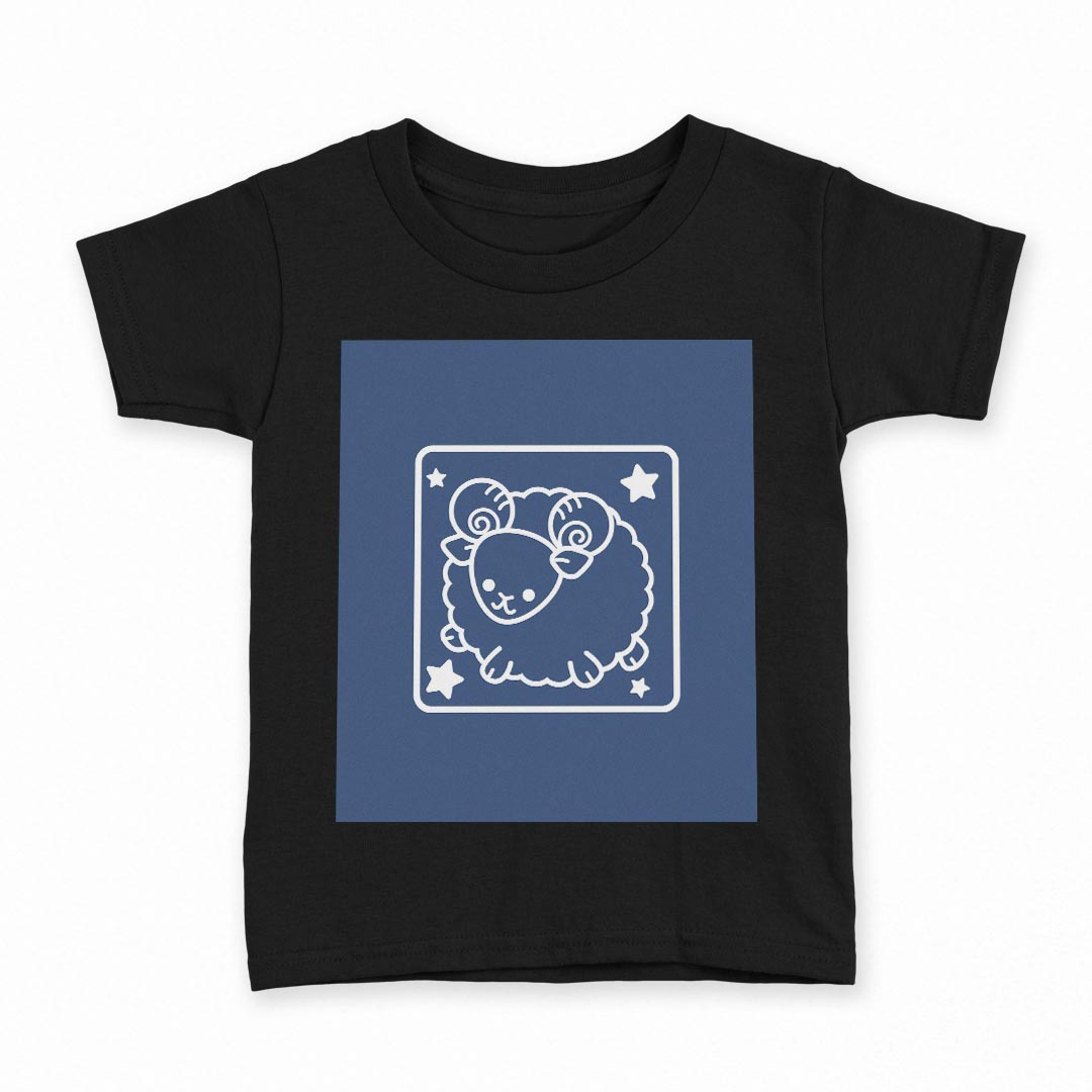 tシャツキッズ半袖黒地ブラックデザ...