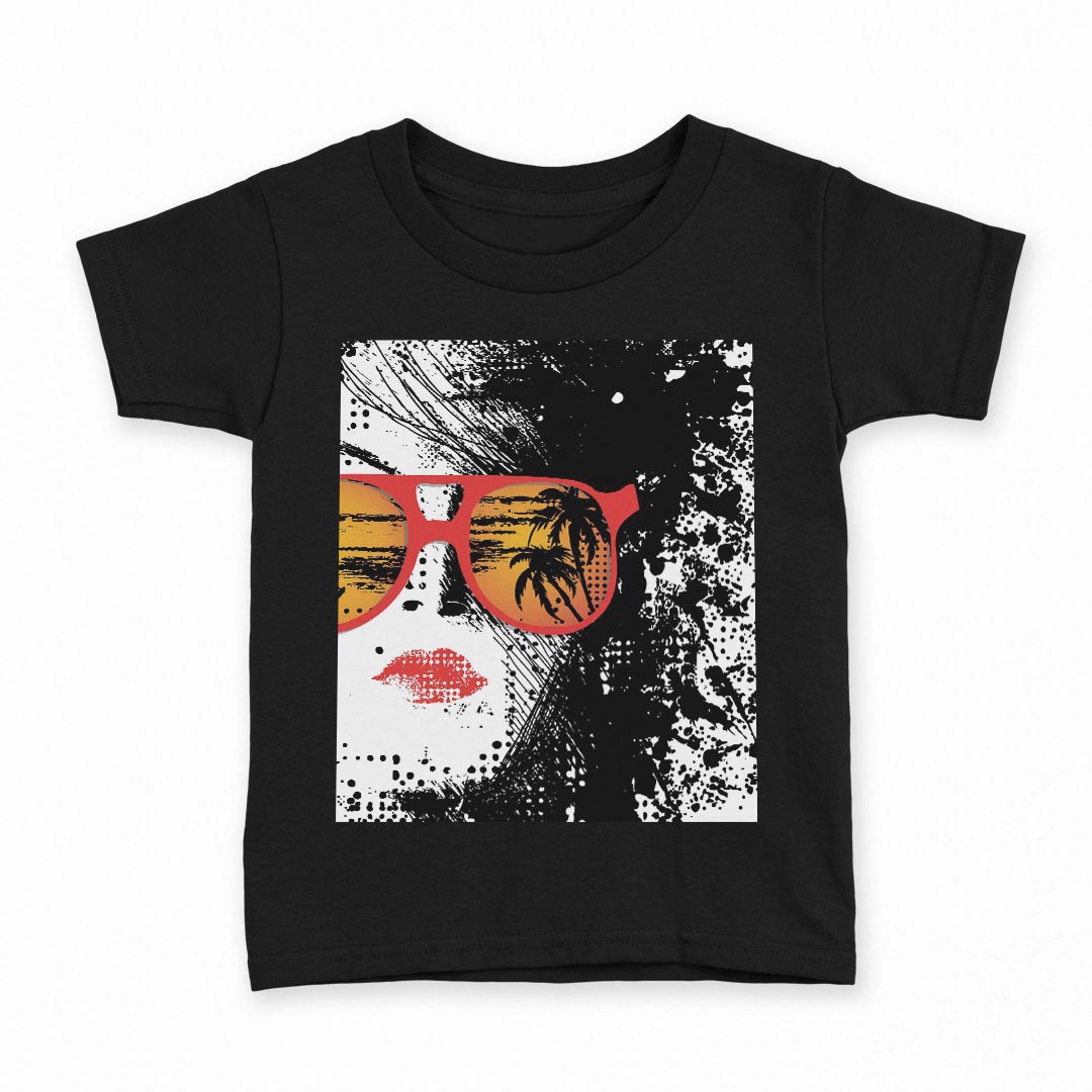 tシャツ キッズ 半袖 黒地 ブラック デザイン 90 100 110 120 130 140 150 160 Tシ...