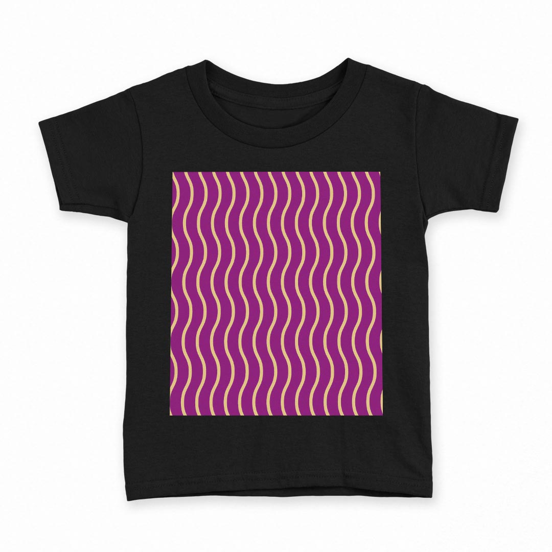 tシャツ キッズ 半袖 黒地 ブラック デザイン 90 100 110 120 130 140 150 160 Tシャツ ティーシャツ T shirt 003769 和風　和柄　紫