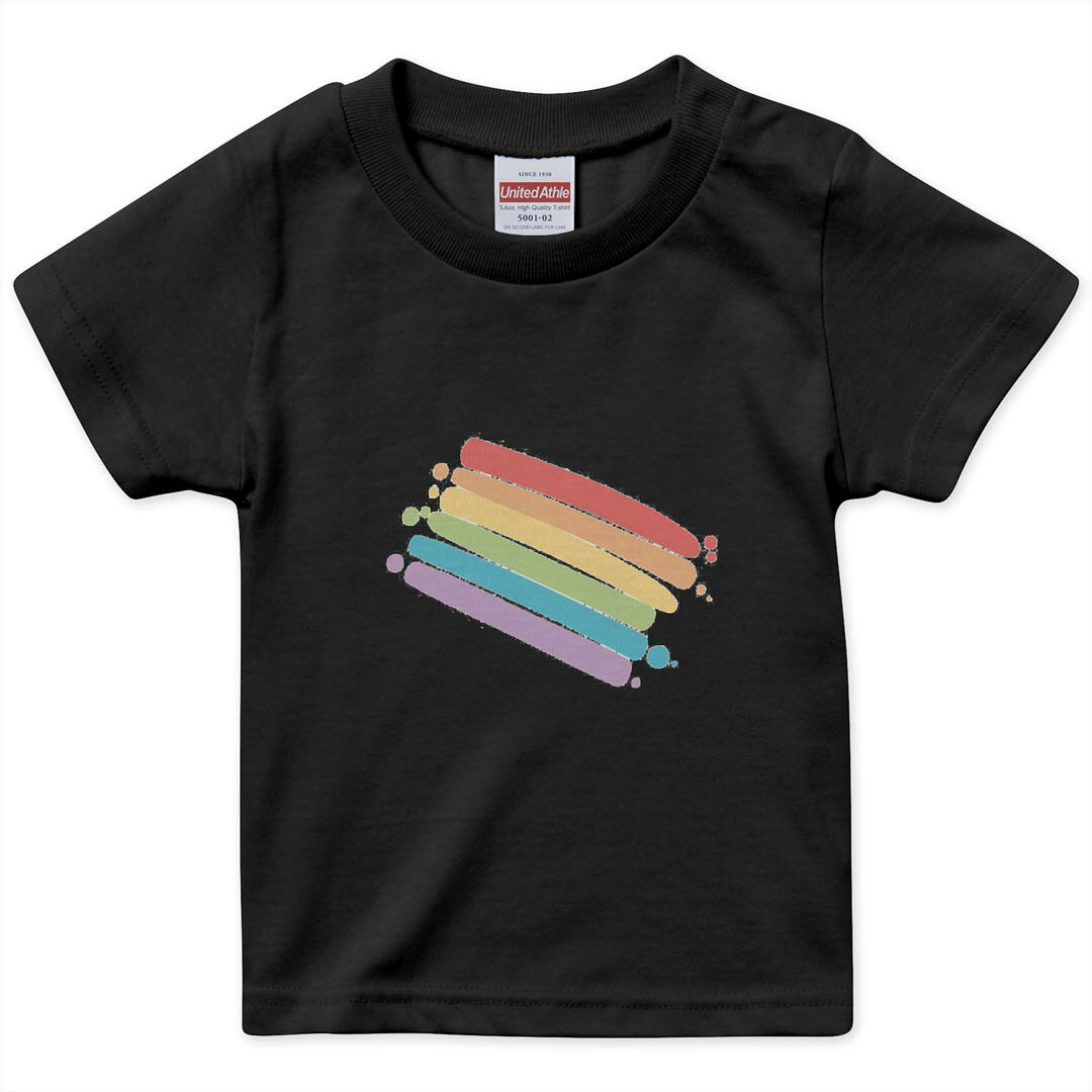 tシャツ キッズ 半袖 黒地 ブラック デザイン 90 100 110 120 130 140 150 Tシャツ ティーシャツ T shirt 上記で使用したデザインTシャツはこちら▼キッズ用Tシャツ　ブラック全デザインはこちらから▼ ▼キッズ用Tシャツ　グレー・ホワイト全デザインはこちらから▼ ▼キッズ用Tシャツ　カラー全デザインはこちらから▼ 商品特徴・15000デザインから選べる！デザインTシャツ！ ・洗濯も赤ちゃんにも安心なウェアプリント 　UltraChrome DGインクは洗濯に対しても色落ちが少なく、高い堅牢度が実証されています。 ・着心地や素材感にこだわった、上質なTシャツ。 ・1枚でも様になる万能型Tシャツ。 ・「よれない」「透けない」「長持ちする」という三大要素をすべて兼ね備えたTシャツです。 素材 ブラック：綿　100％ 注意事項画像はサンプルですので、Tシャツの大きさが若干異なる場合があります。ご覧の環境によっては多少色味に違いを感じる場合がございます。 イメージと違った、モニターと色味が異なるという理由での交換や返金はご対応出来かねます。 写真のカラーは可能な限り実際の商品に色味を近づけていますが、WEBの性質上ご使用のパソコンの設定や環境でカラーが若干異なります。 ご注文後に1点1点制作する受注生産品のため、不良品以外のご返品や交換は固くお断り致します。 選択間違いも保証対象外となりますため、ご注文の際は必ずサイズやカラーをご確認下さい。洗濯の際は、商品の色あせを避けるため手洗いをおすすめします。 つけ置き洗いは避けてください。 タンブラー乾燥はお控えください。発送について完全受注生産のハンドメイド商品となりますので、既製品と比べて発送までお時間を頂いています。 基本的に決済確認後、最大で10営業日での発送となります。繁忙期や休業日明けの場合はさらに時間がかかる場合があります。 その際には別途メールにてご連絡致します。メール便の場合、発送日から到着までに2?4日ほどかかる場合が多く、紛失などの保障もご対応できかねます。あらかじめご了承下さい。