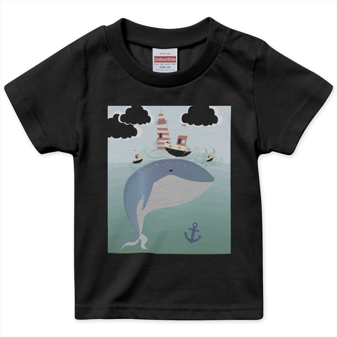 tシャツ キッズ 半袖 黒地 ブラック デザイン 90 100 110 120 130 140 150 160 Tシャツ ティーシャツ T..