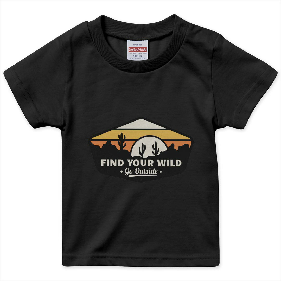 tシャツ キッズ 半袖 黒地 ブラック デザイン 90 100 110 120 130 140 150 Tシャツ ティーシャツ T shirt 上記で使用したデザインTシャツはこちら▼キッズ用Tシャツ　ブラック全デザインはこちらから▼ ▼キッズ用Tシャツ　グレー・ホワイト全デザインはこちらから▼ ▼キッズ用Tシャツ　カラー全デザインはこちらから▼ 商品特徴・15000デザインから選べる！デザインTシャツ！ ・洗濯も赤ちゃんにも安心なウェアプリント 　UltraChrome DGインクは洗濯に対しても色落ちが少なく、高い堅牢度が実証されています。 ・着心地や素材感にこだわった、上質なTシャツ。 ・1枚でも様になる万能型Tシャツ。 ・「よれない」「透けない」「長持ちする」という三大要素をすべて兼ね備えたTシャツです。 素材 ブラック：綿　100％ 注意事項画像はサンプルですので、Tシャツの大きさが若干異なる場合があります。ご覧の環境によっては多少色味に違いを感じる場合がございます。 イメージと違った、モニターと色味が異なるという理由での交換や返金はご対応出来かねます。 写真のカラーは可能な限り実際の商品に色味を近づけていますが、WEBの性質上ご使用のパソコンの設定や環境でカラーが若干異なります。 ご注文後に1点1点制作する受注生産品のため、不良品以外のご返品や交換は固くお断り致します。 選択間違いも保証対象外となりますため、ご注文の際は必ずサイズやカラーをご確認下さい。洗濯の際は、商品の色あせを避けるため手洗いをおすすめします。 つけ置き洗いは避けてください。 タンブラー乾燥はお控えください。発送について完全受注生産のハンドメイド商品となりますので、既製品と比べて発送までお時間を頂いています。 基本的に決済確認後、最大で10営業日での発送となります。繁忙期や休業日明けの場合はさらに時間がかかる場合があります。 その際には別途メールにてご連絡致します。メール便の場合、発送日から到着までに2?4日ほどかかる場合が多く、紛失などの保障もご対応できかねます。あらかじめご了承下さい。