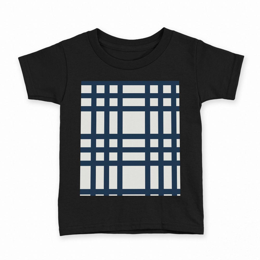 tシャツ キッズ 半袖 黒地 ブラック デザイン 90 100 110 120 130 140 150 160 Tシャツ ティーシャツ T shirt 004003 チェック　黒　白