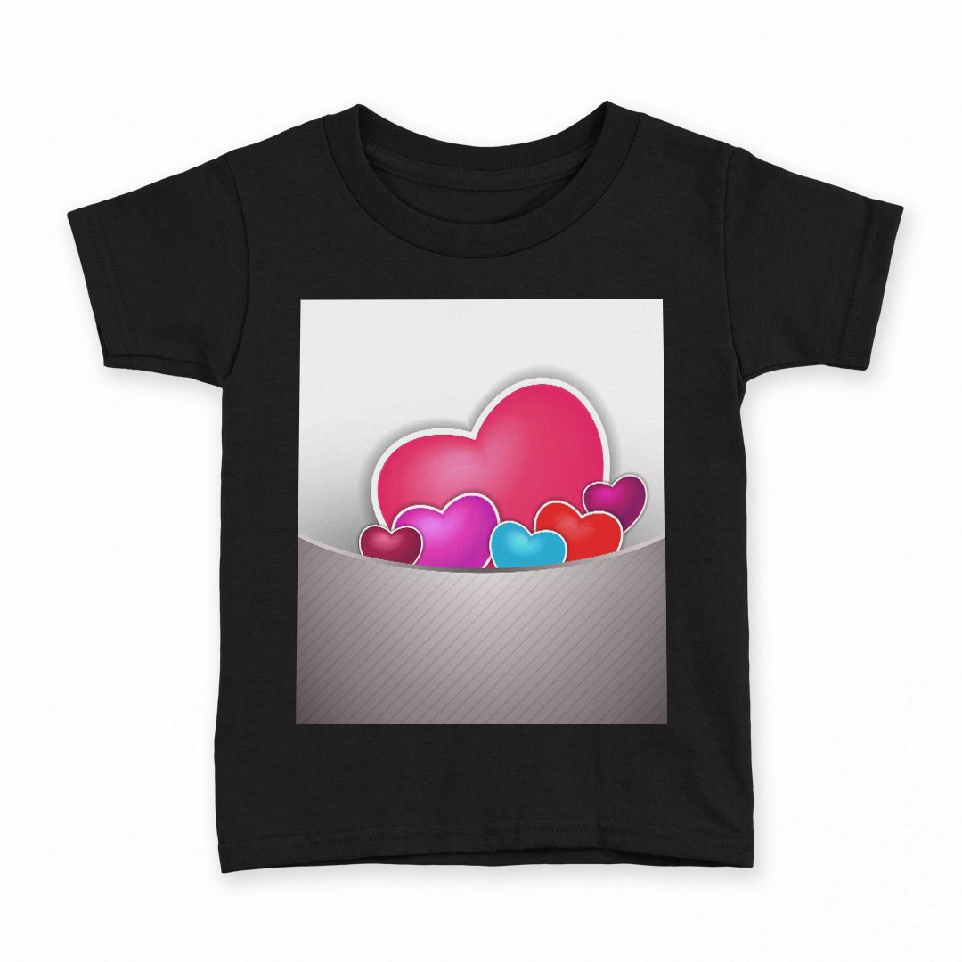 tシャツキッズ半袖黒地ブラックデザ...