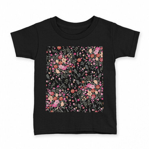 tシャツ キッズ 半袖 黒地 ブラック デザイン 90 100 110 120 130 140 150 160 Tシャツ ティーシャツ T shirt 004648 花 ピンク 黒 tシャツ キッズ 半袖 黒地 ブラック デザイン 90 100 110 120 130 140 150 160 Tシャツ ティーシャツ T shirt 004648 花 ピンク 黒
