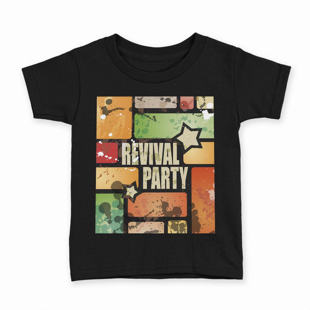tシャツ キッズ 半袖 黒地 ブラック デザイン 90 100 110 120 130 140 150 Tシャツ ティーシャツ T shirt 005079 星　ロック　イラスト