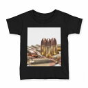 tシャツ キッズ 半袖 黒地 ブラック デザイン 90 100 110 120 130 140 150 160 Tシャツ ティーシャツ T shirt 005800 写真 弾丸 銃(4)
