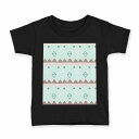 tシャツ キッズ 半袖 黒地 ブラック デザイン 90 100 110 120 130 140 150 160 Tシャツ ティーシャツ T shirt 050456(4)