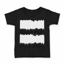 tシャツ キッズ 半袖 黒地 ブラック デザイン 90 100 110 120 130 140 150 Tシャツ ティーシャツ T shirt 050729