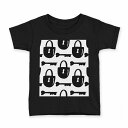 tシャツ キッズ 半袖 黒地 ブラック デザイン 90 100 110 120 130 140 150 Tシャツ ティーシャツ T shirt 050792