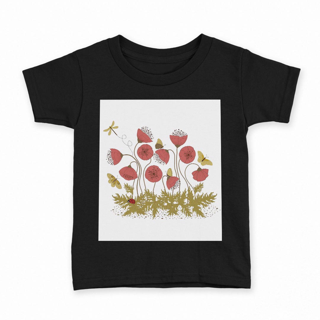 tシャツ キッズ 半袖 黒地 ブラック デザイン 90 100 110 120 130 140 150 Tシャツ ティーシャツ T shirt 上記で使用したデザインTシャツはこちら▼キッズ用Tシャツ　ブラック全デザインはこちらから▼ ▼キッズ用Tシャツ　グレー・ホワイト全デザインはこちらから▼商品特徴・15000デザインから選べる！デザインTシャツ！ ・洗濯も赤ちゃんにも安心なウェアプリント 　UltraChrome DGインクは洗濯に対しても色落ちが少なく、高い堅牢度が実証されています。 ・着心地や素材感にこだわった、上質なTシャツ。 ・1枚でも様になる万能型Tシャツ。 ・「よれない」「透けない」「長持ちする」という三大要素をすべて兼ね備えたTシャツです。 素材 ブラック：綿　100％ 注意事項画像はサンプルですので、Tシャツの大きさが若干異なる場合があります。ご覧の環境によっては多少色味に違いを感じる場合がございます。 イメージと違った、モニターと色味が異なるという理由での交換や返金はご対応出来かねます。 写真のカラーは可能な限り実際の商品に色味を近づけていますが、WEBの性質上ご使用のパソコンの設定や環境でカラーが若干異なります。 ご注文後に1点1点制作する受注生産品のため、不良品以外のご返品や交換は固くお断り致します。 選択間違いも保証対象外となりますため、ご注文の際は必ずサイズやカラーをご確認下さい。洗濯の際は、商品の色あせを避けるため手洗いをおすすめします。 つけ置き洗いは避けてください。 タンブラー乾燥はお控えください。発送について完全受注生産のハンドメイド商品となりますので、既製品と比べて発送までお時間を頂いています。 基本的に決済確認後、最大で10営業日での発送となります。繁忙期や休業日明けの場合はさらに時間がかかる場合があります。 その際には別途メールにてご連絡致します。メール便の場合、発送日から到着までに2〜4日ほどかかる場合が多く、紛失などの保障もご対応できかねます。あらかじめご了承下さい。