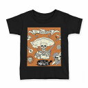 tシャツ キッズ 半袖 黒地 ブラック デザイン 90 100 110 120 130 140 150 160 Tシャツ ティーシャツ T shirt 006738 骸骨 ドクロ カウボーイ(4)