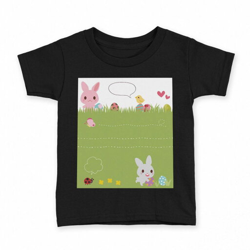tシャツ キッズ 半袖 黒地 ブラック デザイン 90 100 110 120 130 140 150 160 Tシャツ ティーシャツ T shirt 006785 うさぎ キャラクター tシャツ キッズ 半袖 黒地 ブラック デザイン 90 100 110 120 130 140 150 160 Tシャツ ティーシャツ T shirt 006785 うさぎ キャラクター