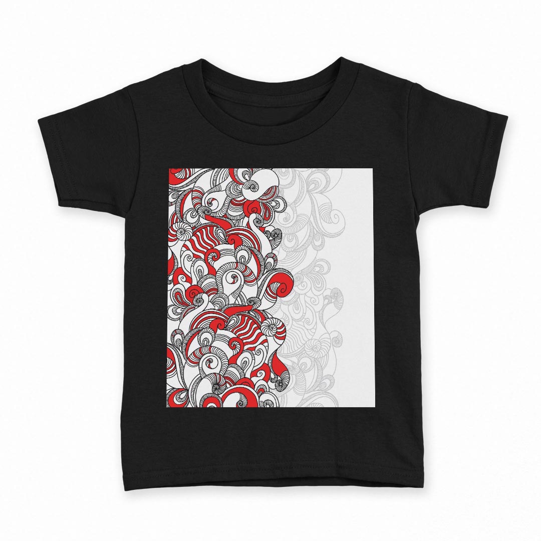 tシャツ キッズ 半袖 黒地 ブラック デザイン 90 100 110 120 130 140 150 Tシャツ ティーシャツ T shirt 上記で使用したデザインTシャツはこちら▼キッズ用Tシャツ　ブラック全デザインはこちらから▼ ▼キッズ用Tシャツ　グレー・ホワイト全デザインはこちらから▼商品特徴・15000デザインから選べる！デザインTシャツ！ ・洗濯も赤ちゃんにも安心なウェアプリント 　UltraChrome DGインクは洗濯に対しても色落ちが少なく、高い堅牢度が実証されています。 ・着心地や素材感にこだわった、上質なTシャツ。 ・1枚でも様になる万能型Tシャツ。 ・「よれない」「透けない」「長持ちする」という三大要素をすべて兼ね備えたTシャツです。 素材 ブラック：綿　100％ 注意事項画像はサンプルですので、Tシャツの大きさが若干異なる場合があります。ご覧の環境によっては多少色味に違いを感じる場合がございます。 イメージと違った、モニターと色味が異なるという理由での交換や返金はご対応出来かねます。 写真のカラーは可能な限り実際の商品に色味を近づけていますが、WEBの性質上ご使用のパソコンの設定や環境でカラーが若干異なります。 ご注文後に1点1点制作する受注生産品のため、不良品以外のご返品や交換は固くお断り致します。 選択間違いも保証対象外となりますため、ご注文の際は必ずサイズやカラーをご確認下さい。洗濯の際は、商品の色あせを避けるため手洗いをおすすめします。 つけ置き洗いは避けてください。 タンブラー乾燥はお控えください。発送について完全受注生産のハンドメイド商品となりますので、既製品と比べて発送までお時間を頂いています。 基本的に決済確認後、最大で10営業日での発送となります。繁忙期や休業日明けの場合はさらに時間がかかる場合があります。 その際には別途メールにてご連絡致します。メール便の場合、発送日から到着までに2〜4日ほどかかる場合が多く、紛失などの保障もご対応できかねます。あらかじめご了承下さい。