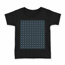 tシャツ キッズ 半袖 黒地 ブラック デザイン 90 100 110 120 130 140 150 160 Tシャツ ティーシャツ T shirt 007915 星 スター 黒 ブラック 模様(4)